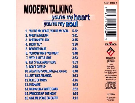 Modern Talking - Youre My Heart Youre My Soul - 2